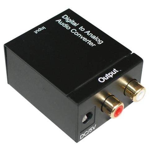 Audio Converter - Digital to Analogue, Nero, 26 x 41 x 51 mm - Foto 1